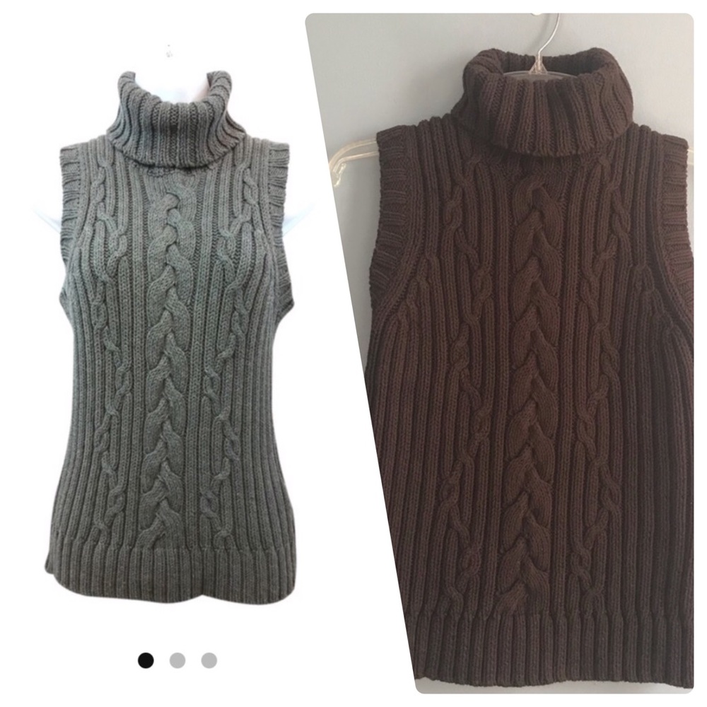 GAP Sleeveless Turtleneck